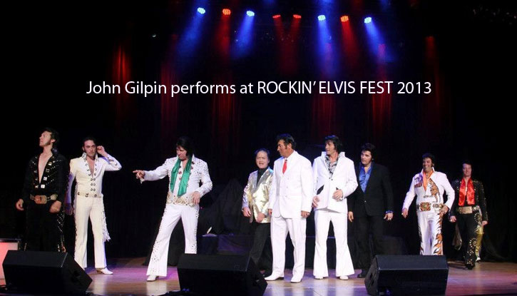 John Gilpin performs a Rockin' Elvis Fest 2013