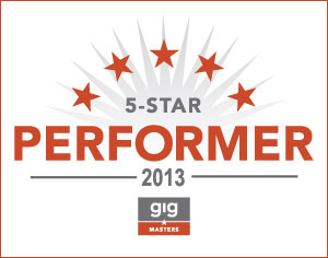 GigMasters - 2013 Five Star Performer